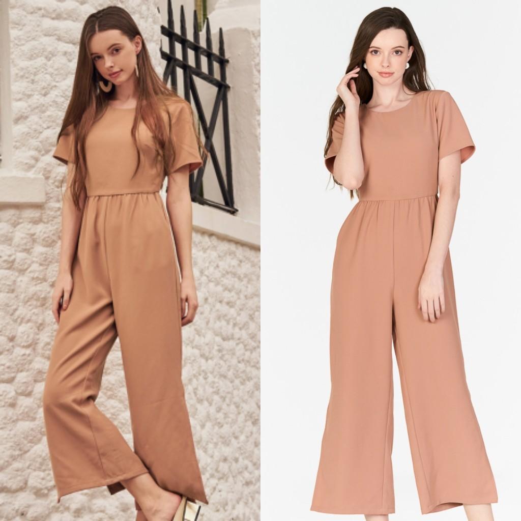 Nude pink jumpsuit Clearance