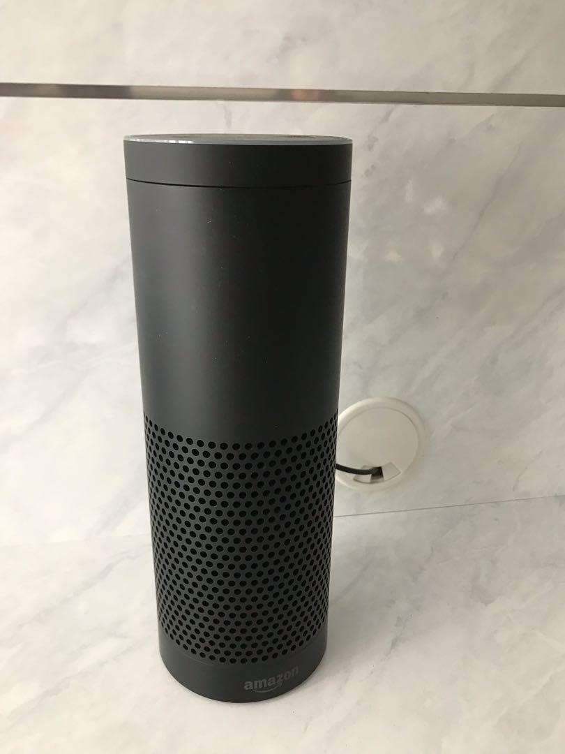 Amazon Echo (Category: Portable Audio Accessories) located in Singapore. Submitted by matcha.bb (Listing ID 234265955, Image 1). Description: Great condition as seldom used. PM if interested.