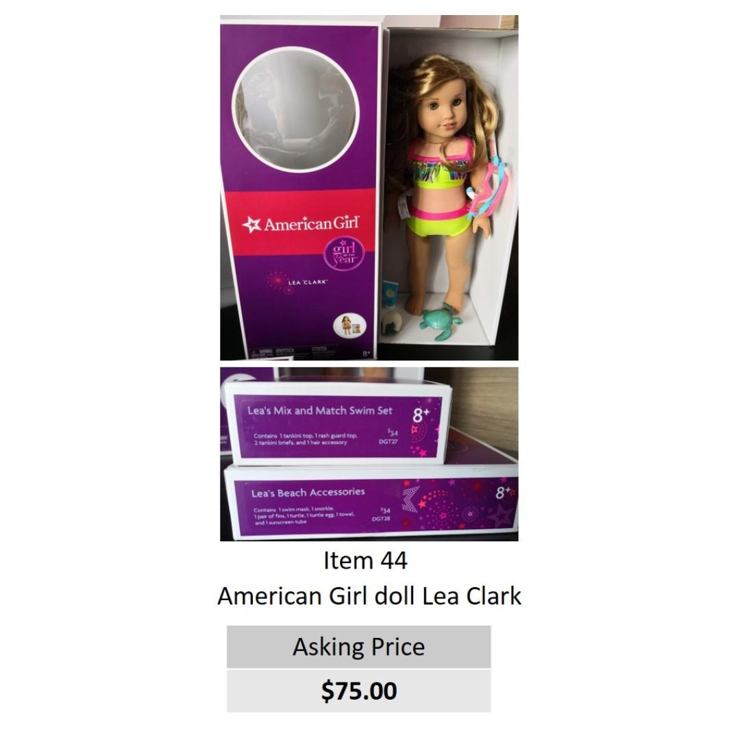 American girl doll lea clark accessories outlet