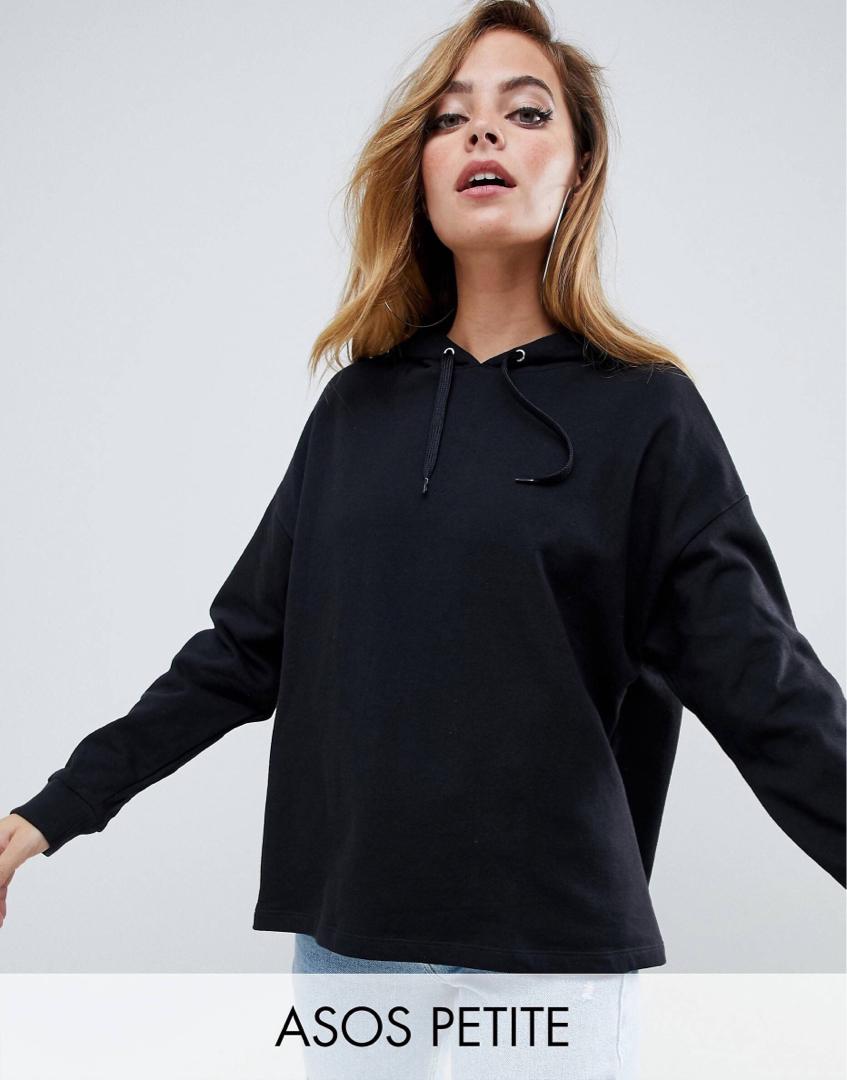 ASOS DESIGN Petite Black Hoodie
