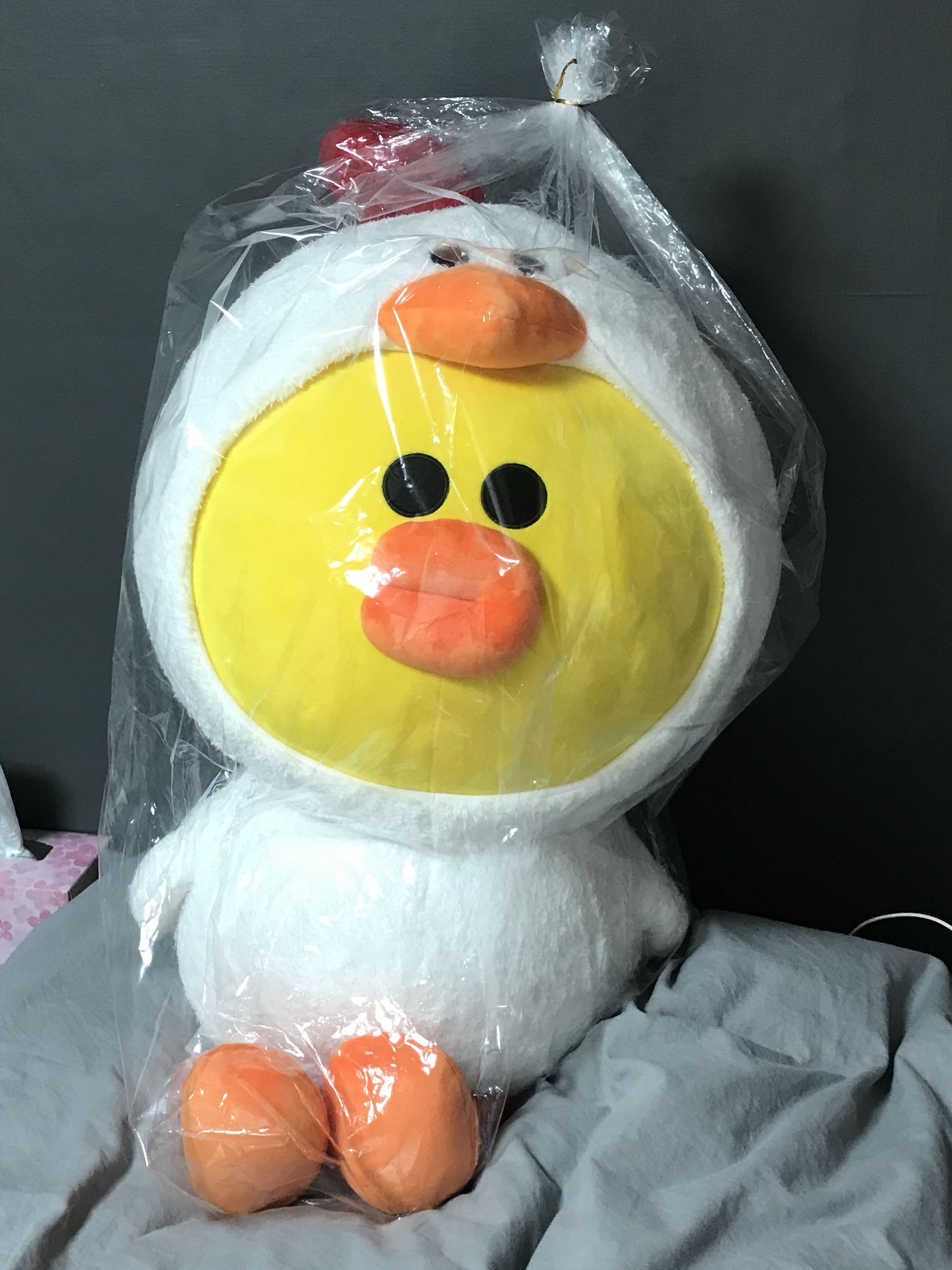 Authentic 70” Line Friends Chicken Sally from Korea, Hobbies & Toys
