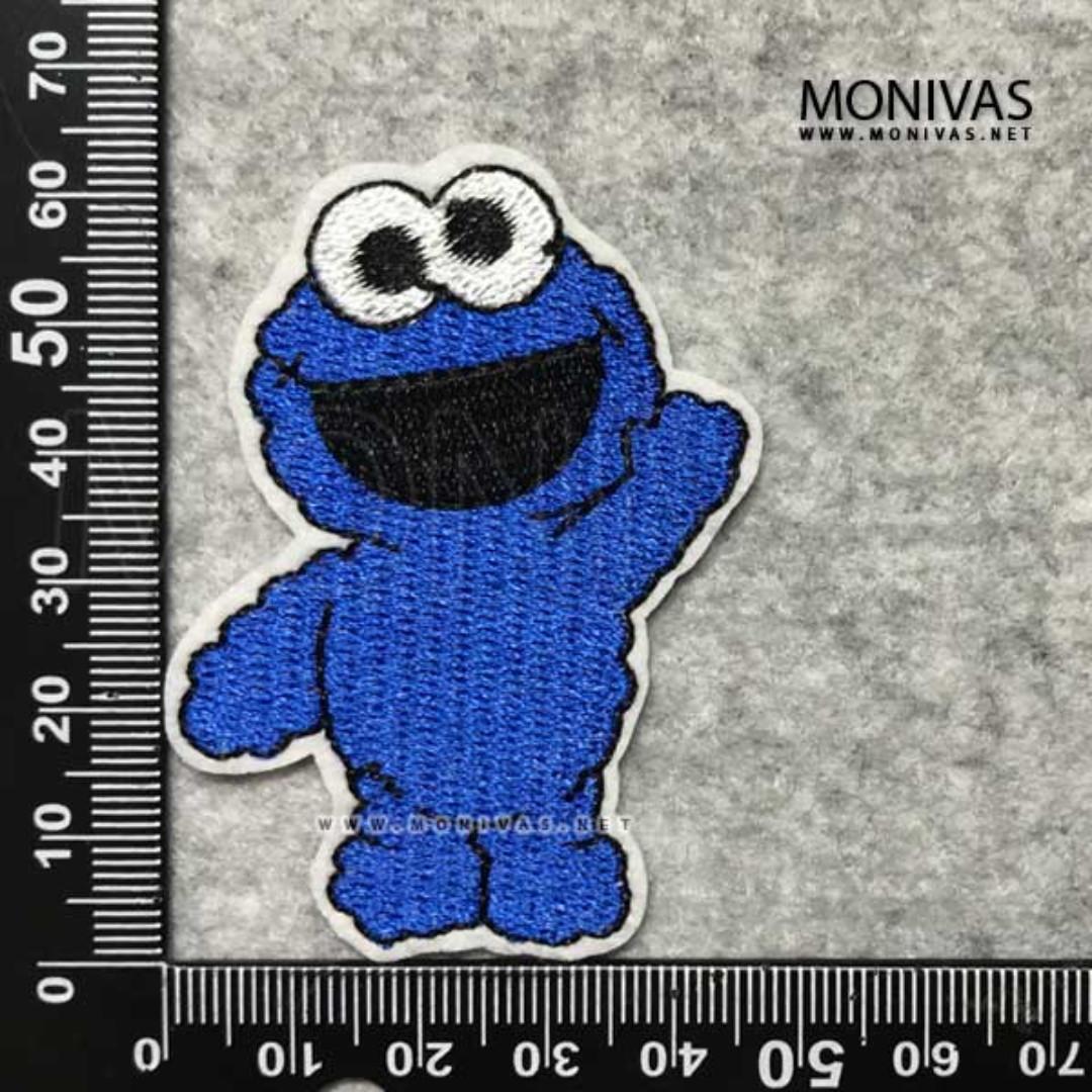 Baby Cookie Monster Diy Embroidery Iron On Patch Sewing Crafting