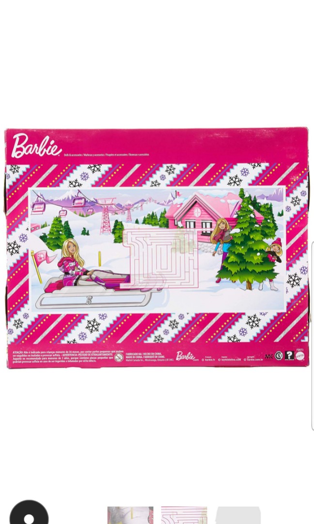barbie snow fun gift set