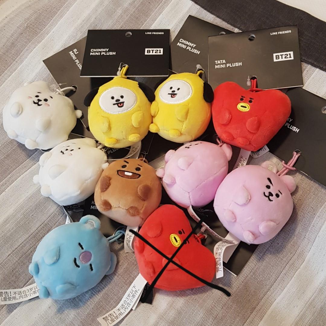 mini plush bt21