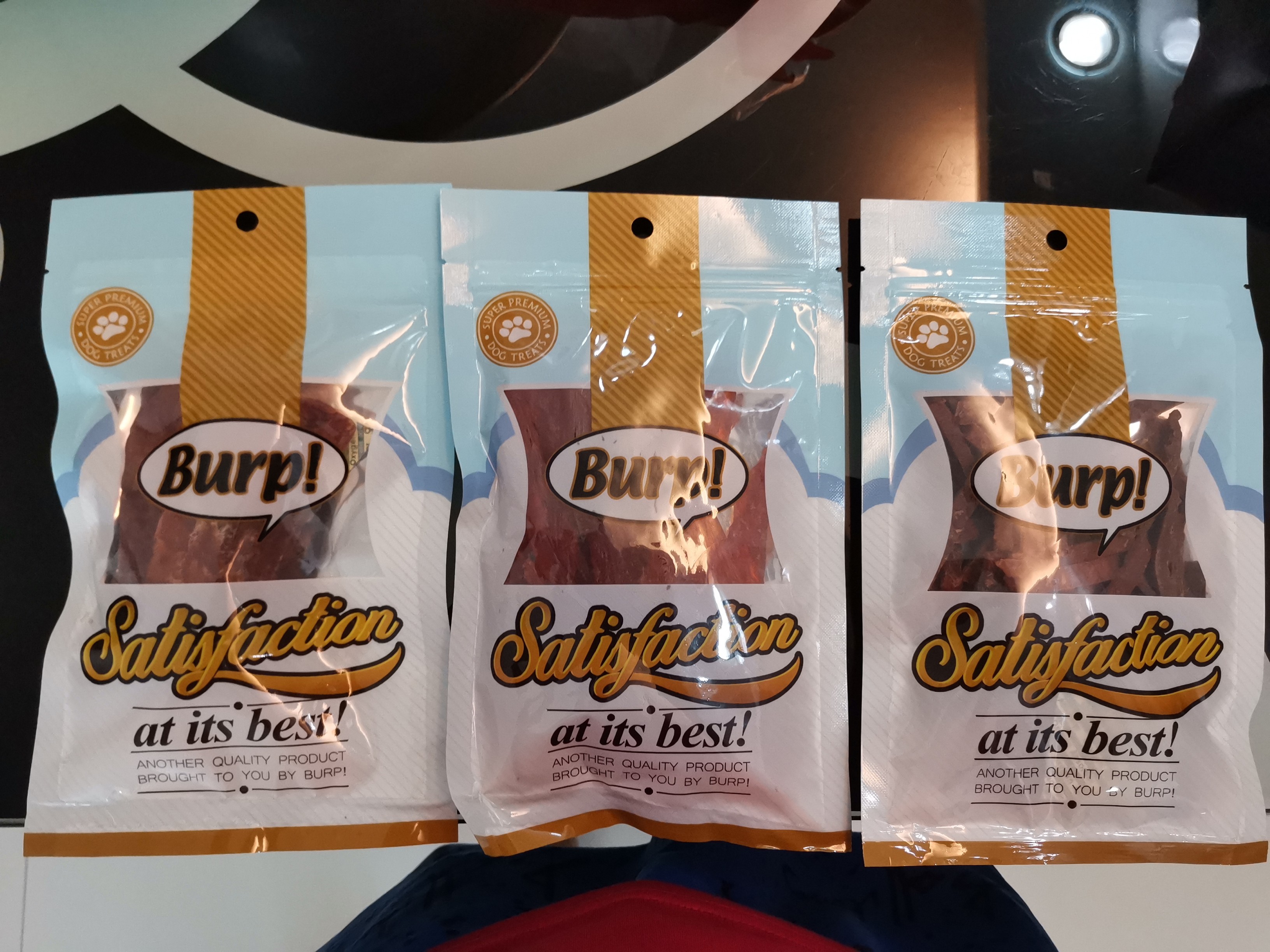 burp dog treats