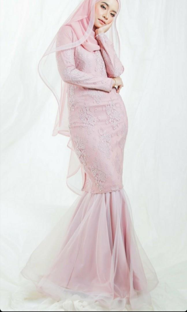 Baju nikah dusty pink Clearance