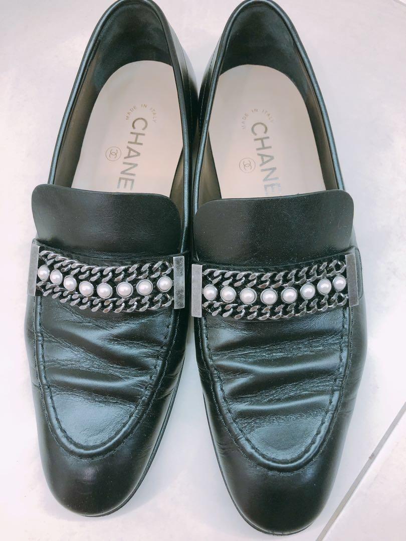 vintage chanel loafers