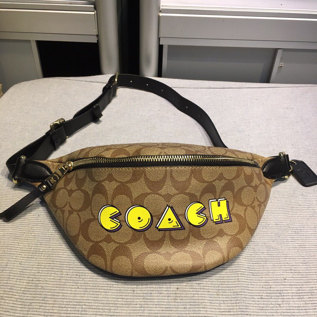coach pac man belt bag
