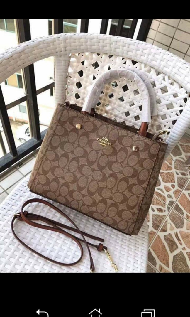 coach square bag