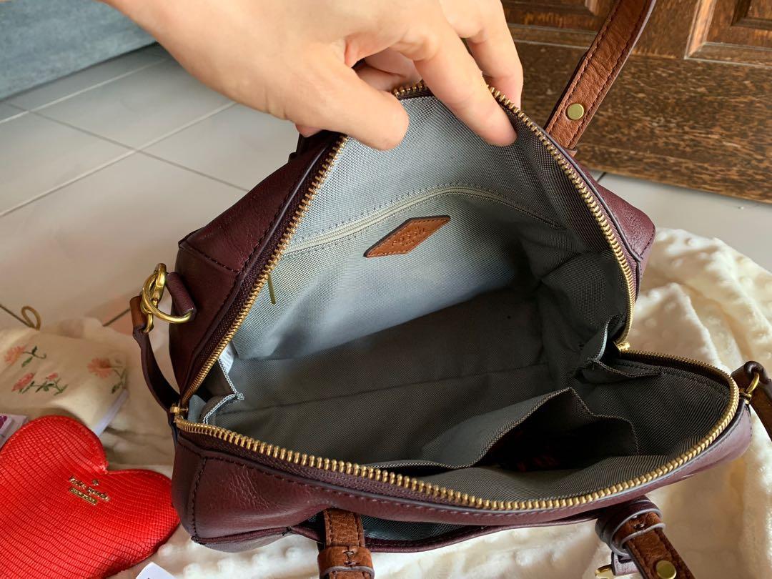 Fossil rachel discount satchel fig