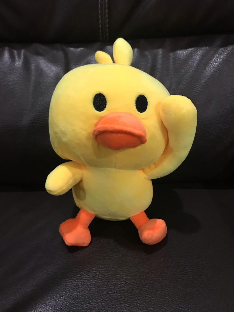 yellow duck plush toy