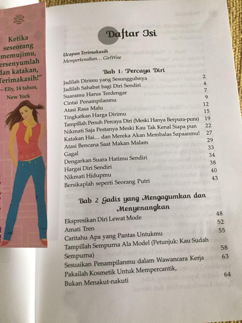 Girl Wise Buku Alat Tulis Buku Di Carousell
