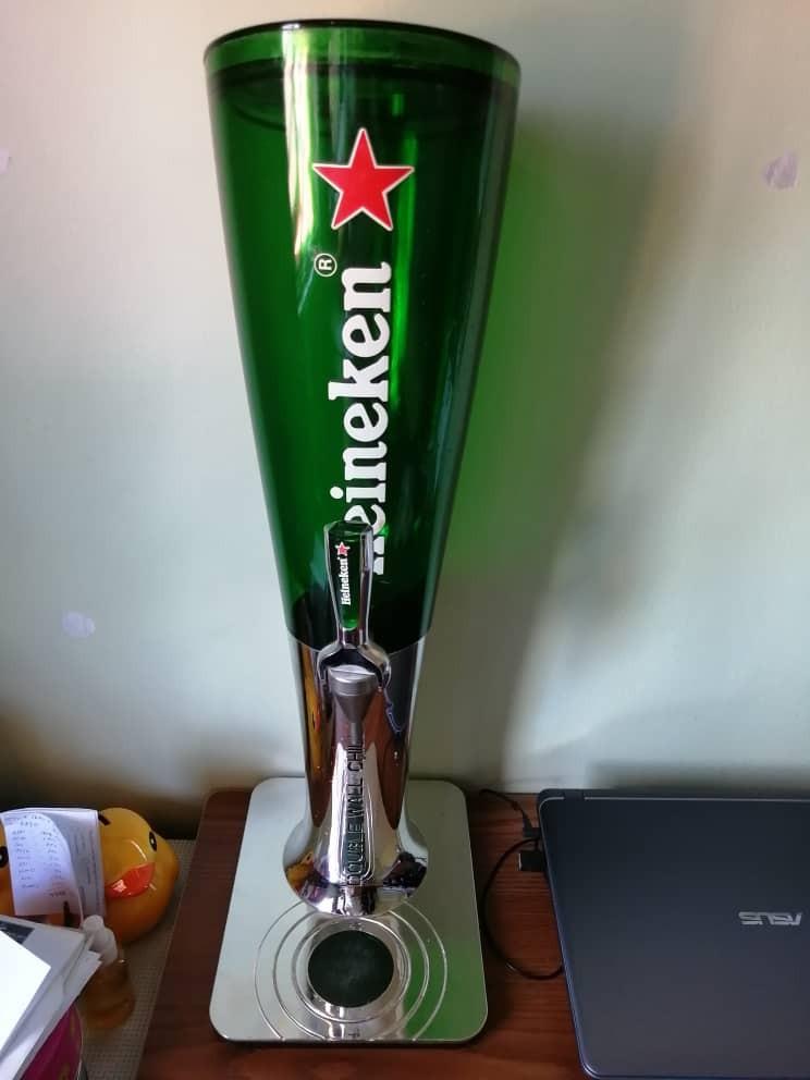 Heineken Beer Tower, Furniture & Home Living, Kitchenware & Tableware, Coffee & Tea Tableware on