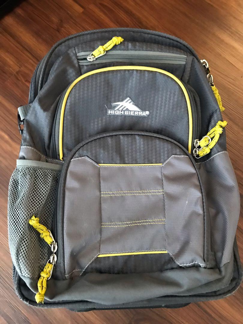 High Sierra Trolley Bag (Category: Diaper Bags & Wetbags) located in Quezon City. Submitted by ann78uy (Listing ID 234262985, Image 2). Description: Decluttering Very good condition 2 in 1 Can be used as backpack or trolley bag Shipping c/o buyer.
