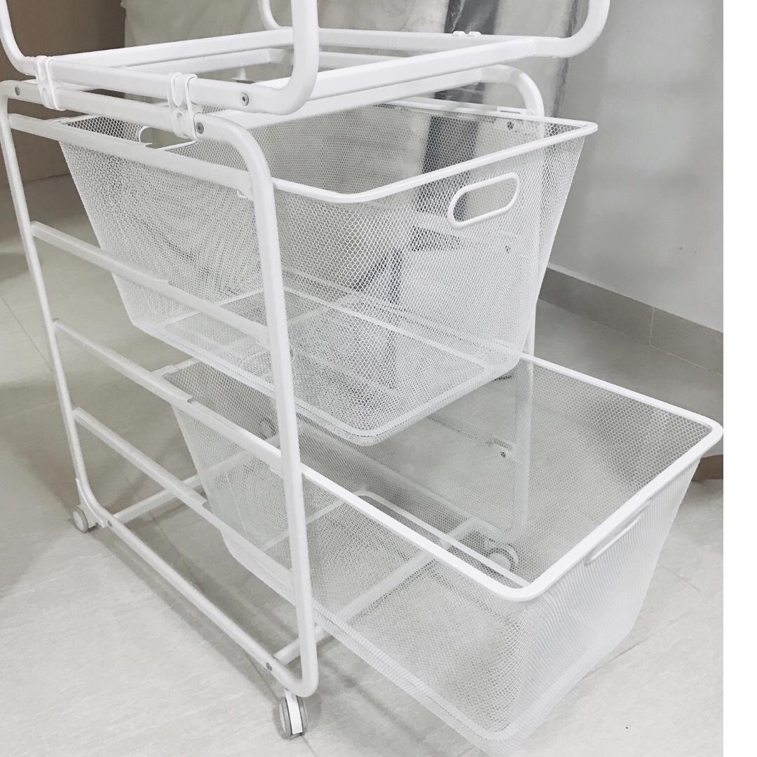 IKEA ALGOT Laundry Basket System, Furniture & Home Living, Home