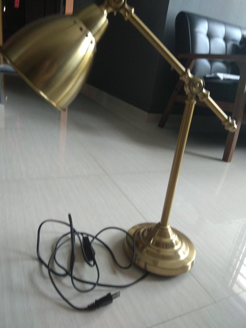 Ikea Barometer Table Lamp Gold Furniture Others On Carousell