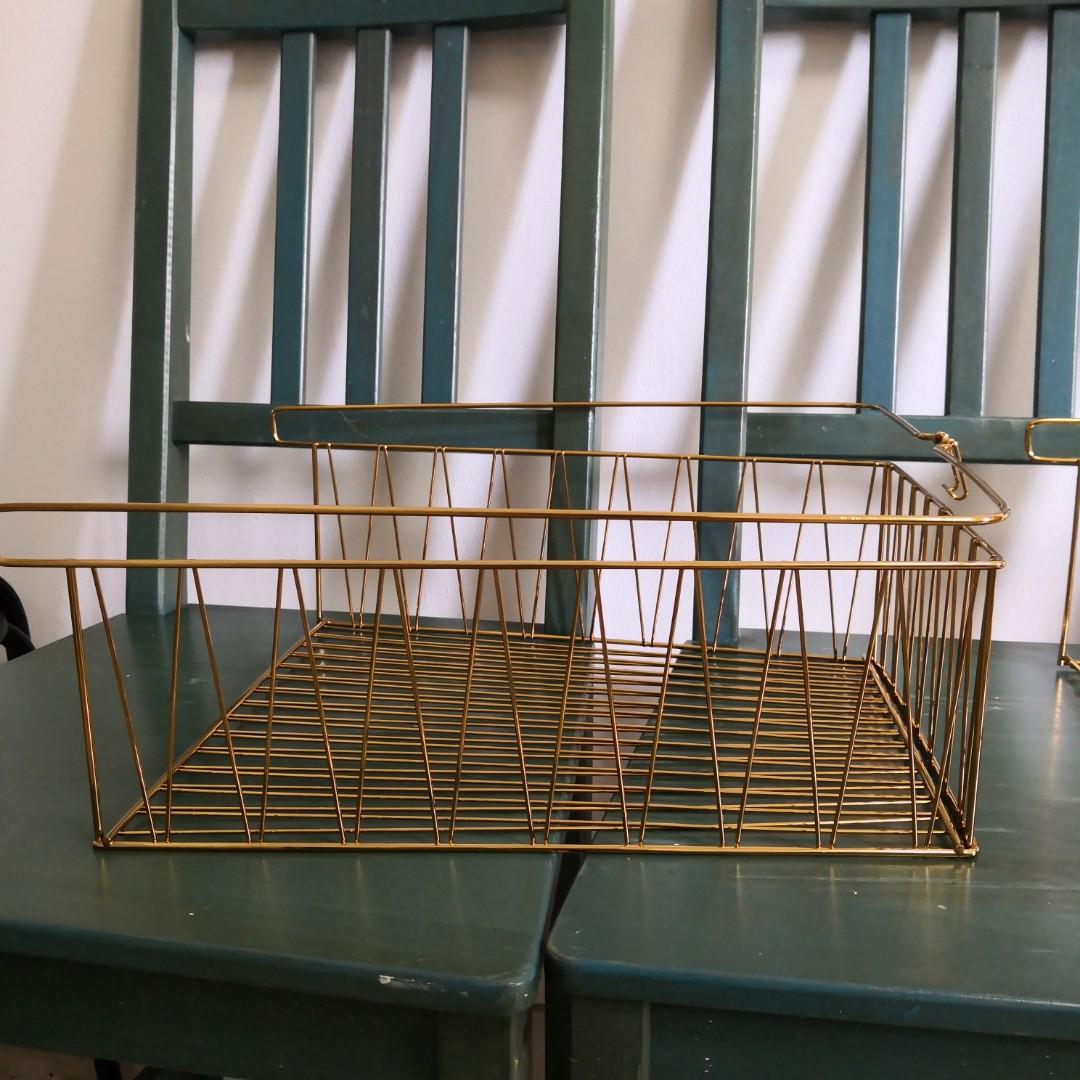 Ikea Kallax Wire Basket 2x, Furniture & Home Living, Home Improvement