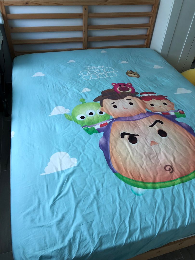 Ikea Queen Size Bed Frame and mattress, Furniture & Home Living