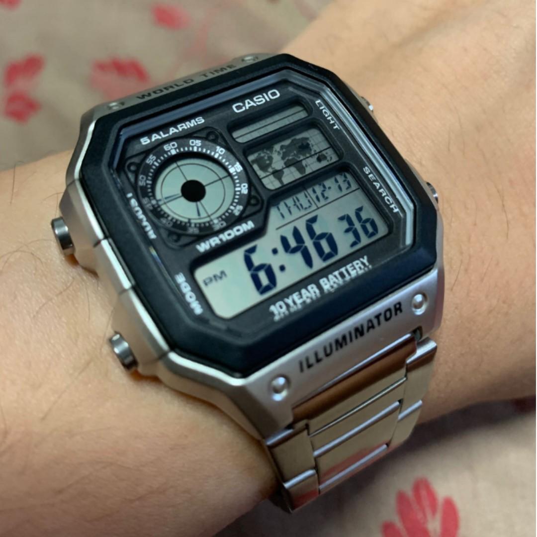James Bond Watch| Casio AE1200 WHD, Luxury, Watches on Carousell