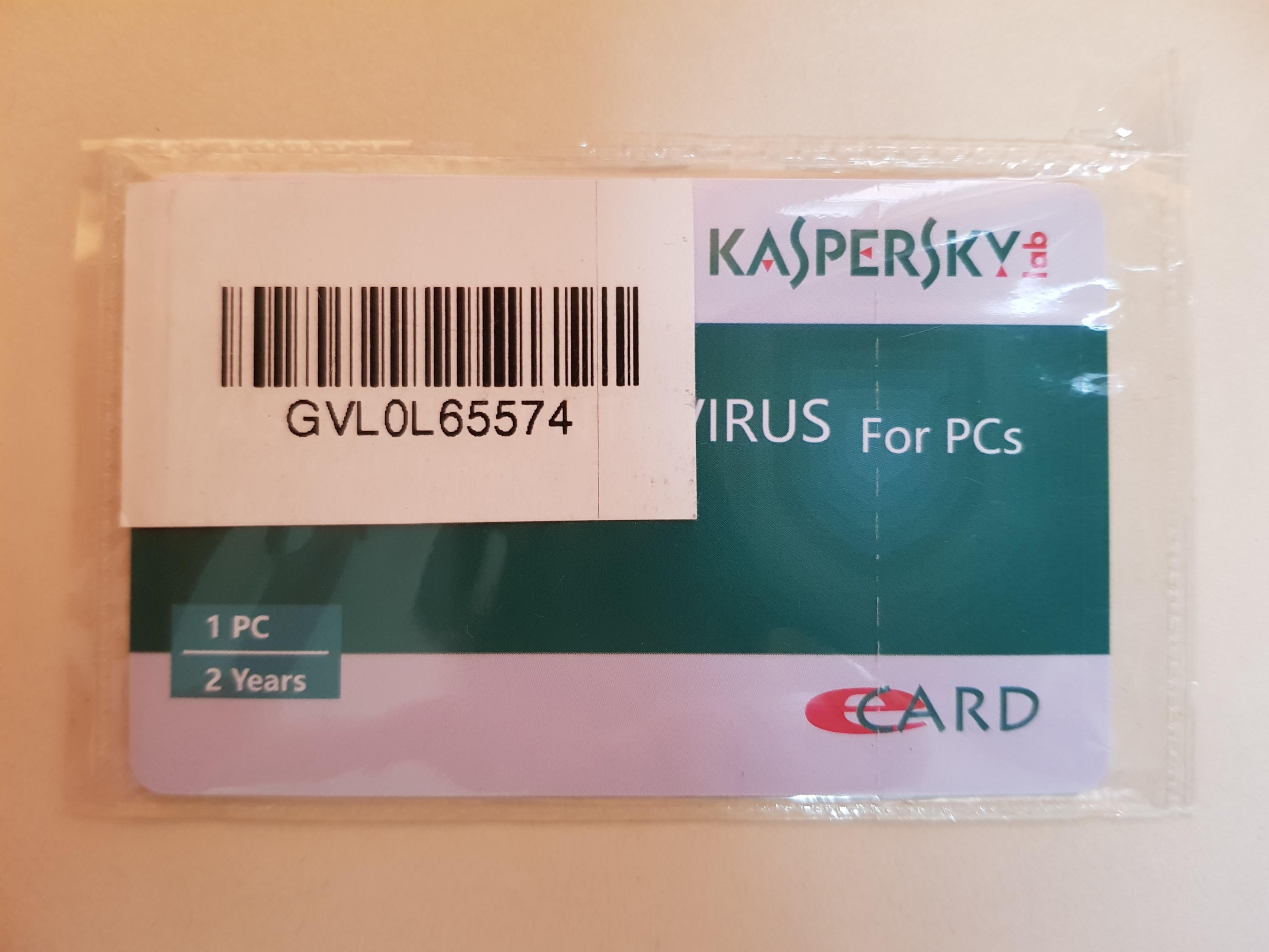 Kaspersky antivirus for Lenovo, Computers & Tech, Office ...