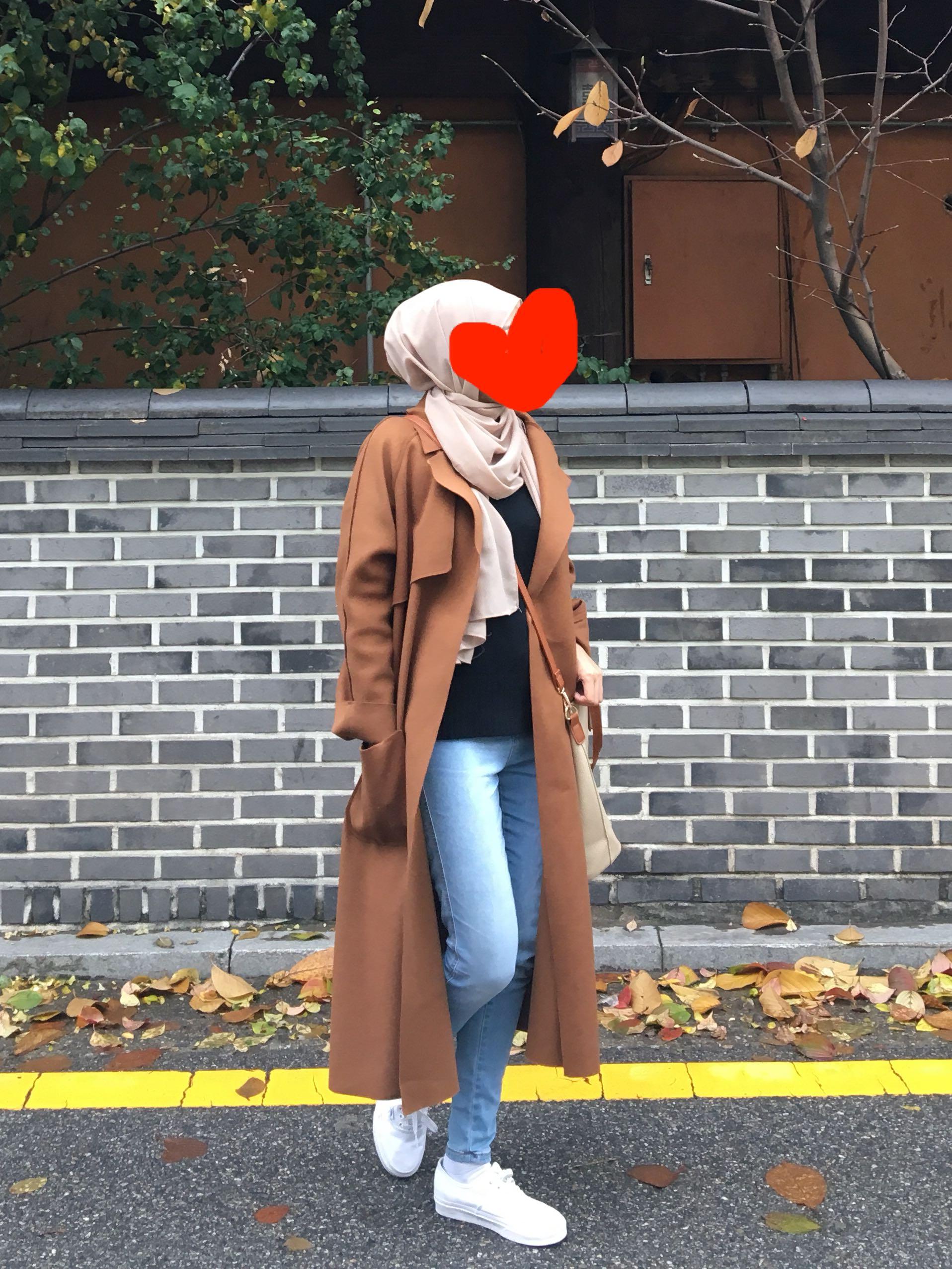 Autumn long cheap coat