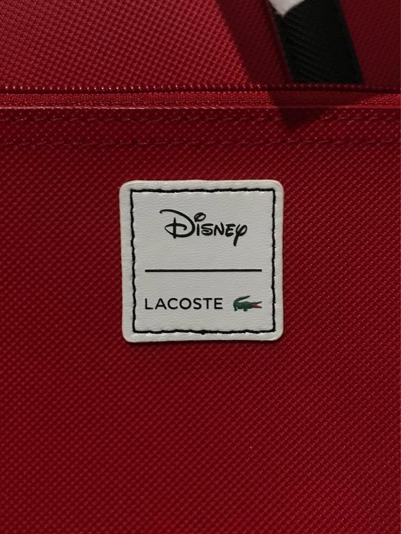 Sac lacoste mickey rouge clearance