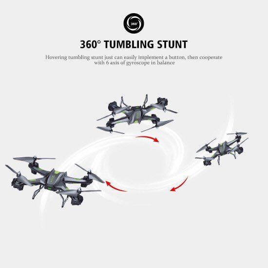 LBLA FPV Drone with WiFi Camera Live Video Headless Mode 2.4Ghz 4 Ch 6 Axis Gyro RTF RC Quadcopter Compatible with 3D VR Headset Black M01120 Photography Drones on Carousell
