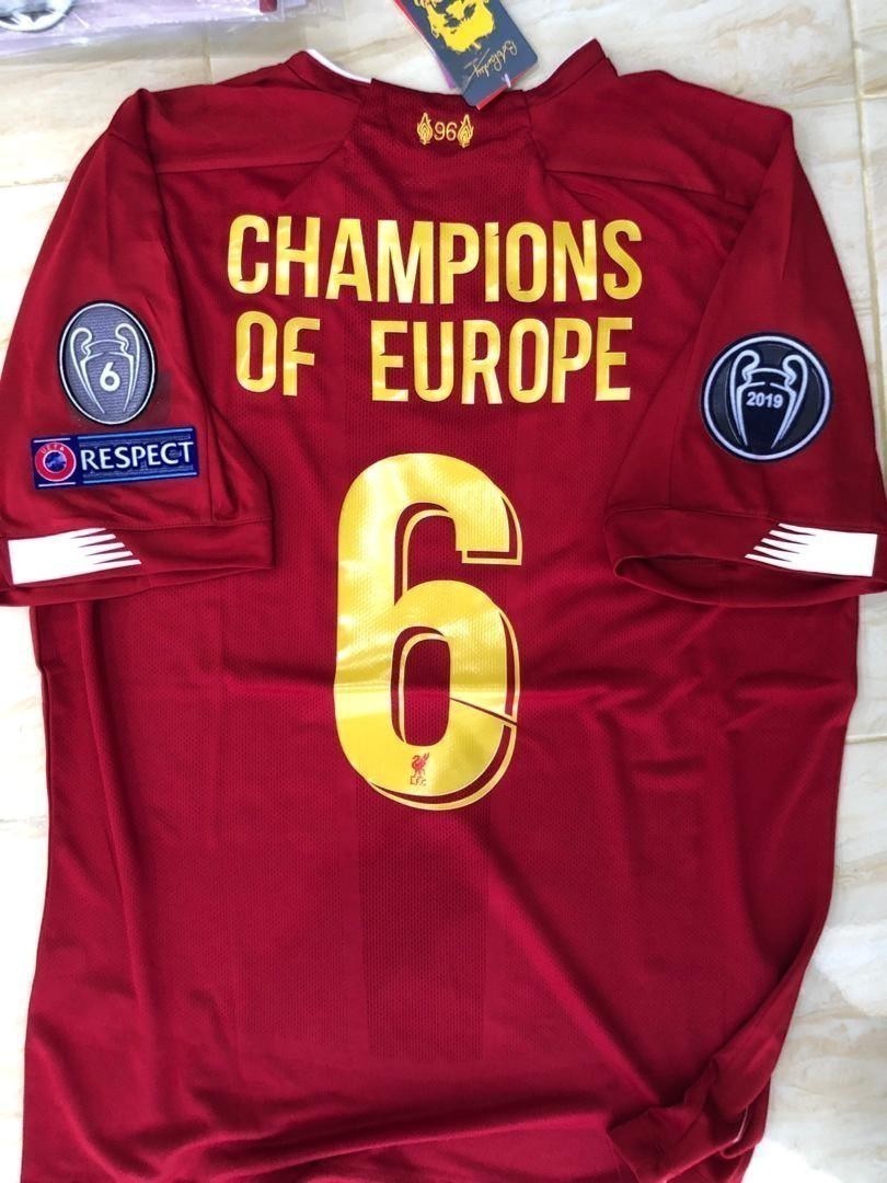 champions of europe liverpool jersey