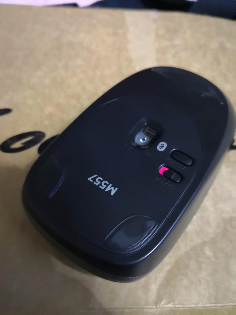 Logitech Bluetooth Wireless Mouse M557 Computers Tech Parts Accessories Mouse Mousepads On Carousell
