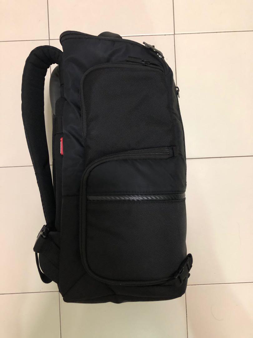 Advanced camera and laptop backpack tri m top