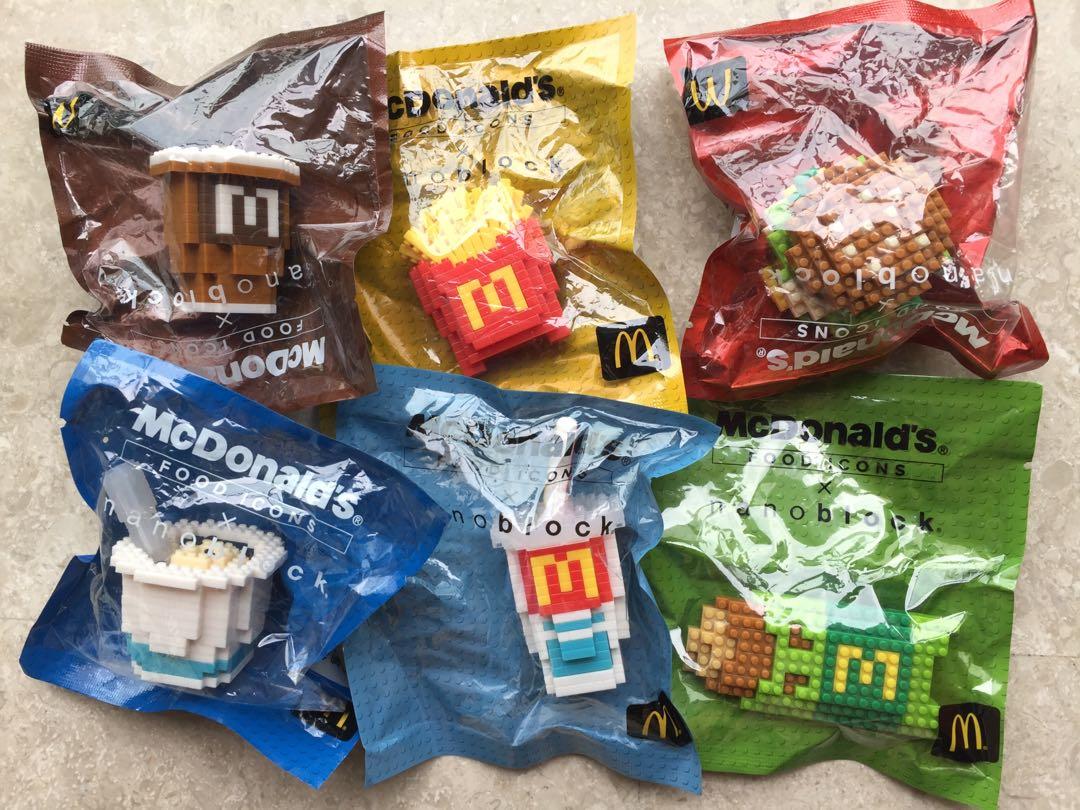 McDonald's Food Icons x Nano Blocks, Hobbies & Toys, Toys & Games on ...