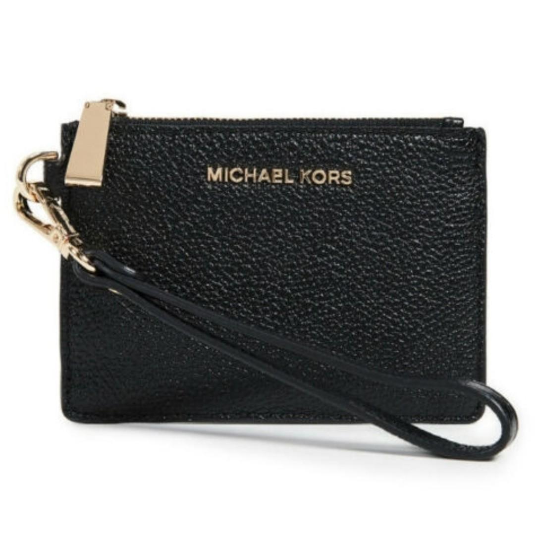 michael kors black coin purse