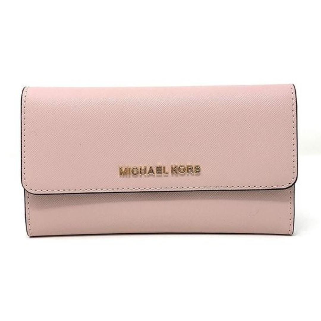 michael kors trifold leather wallet