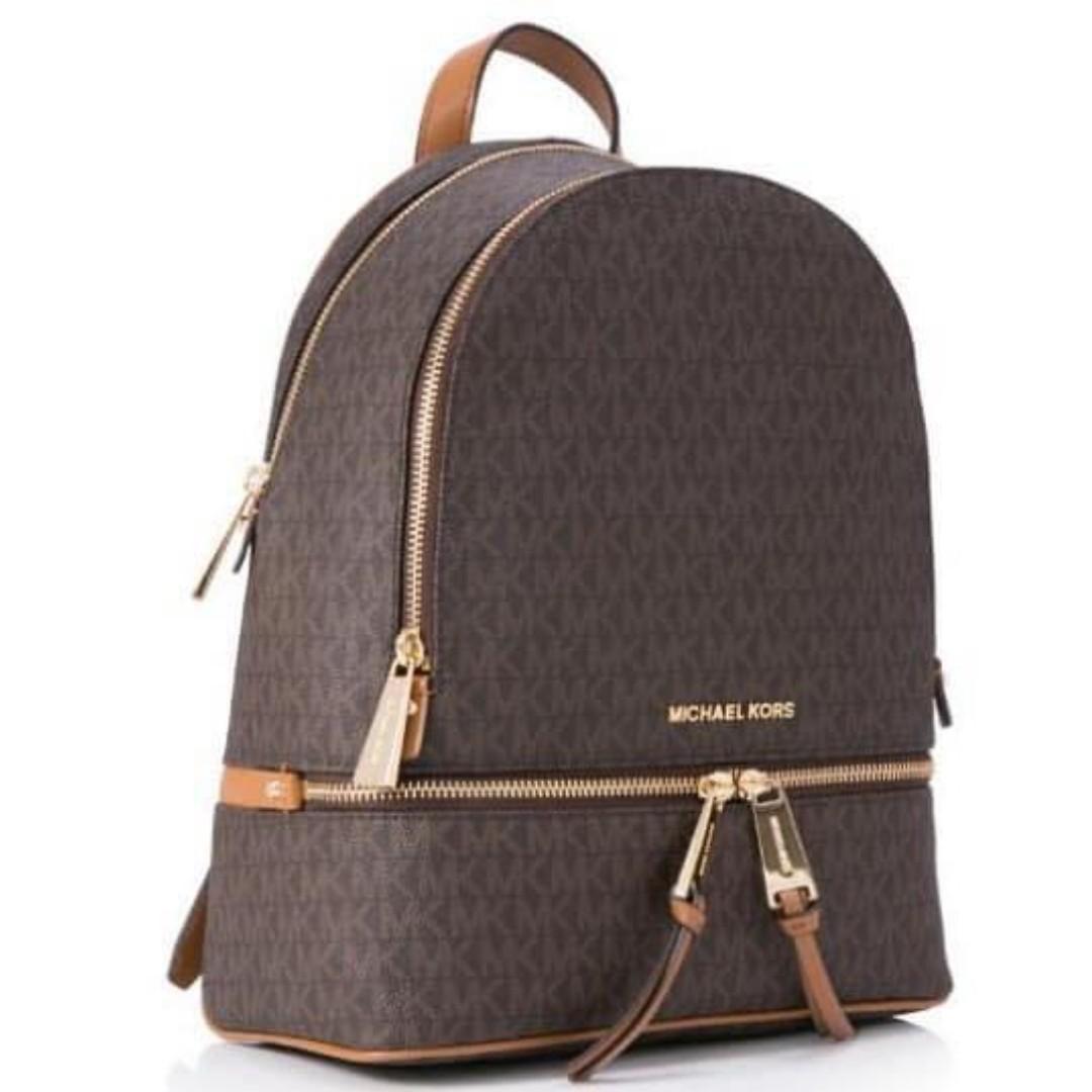 michael kors signature rhea logo print