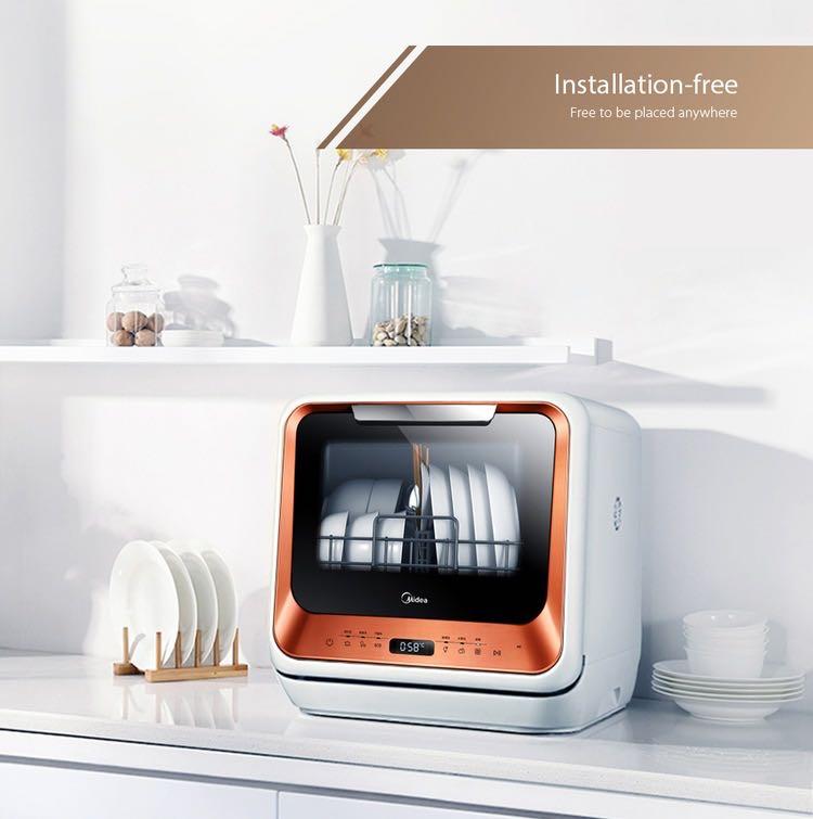 Midea benchtop mini dishwasher on sale