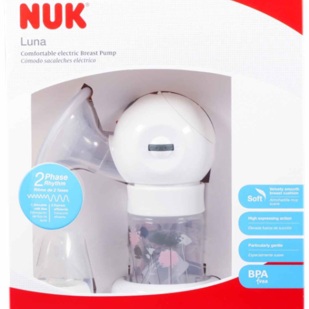 Nuk Luna Electric Breast Pump Babies Kids Nursing Feeding On