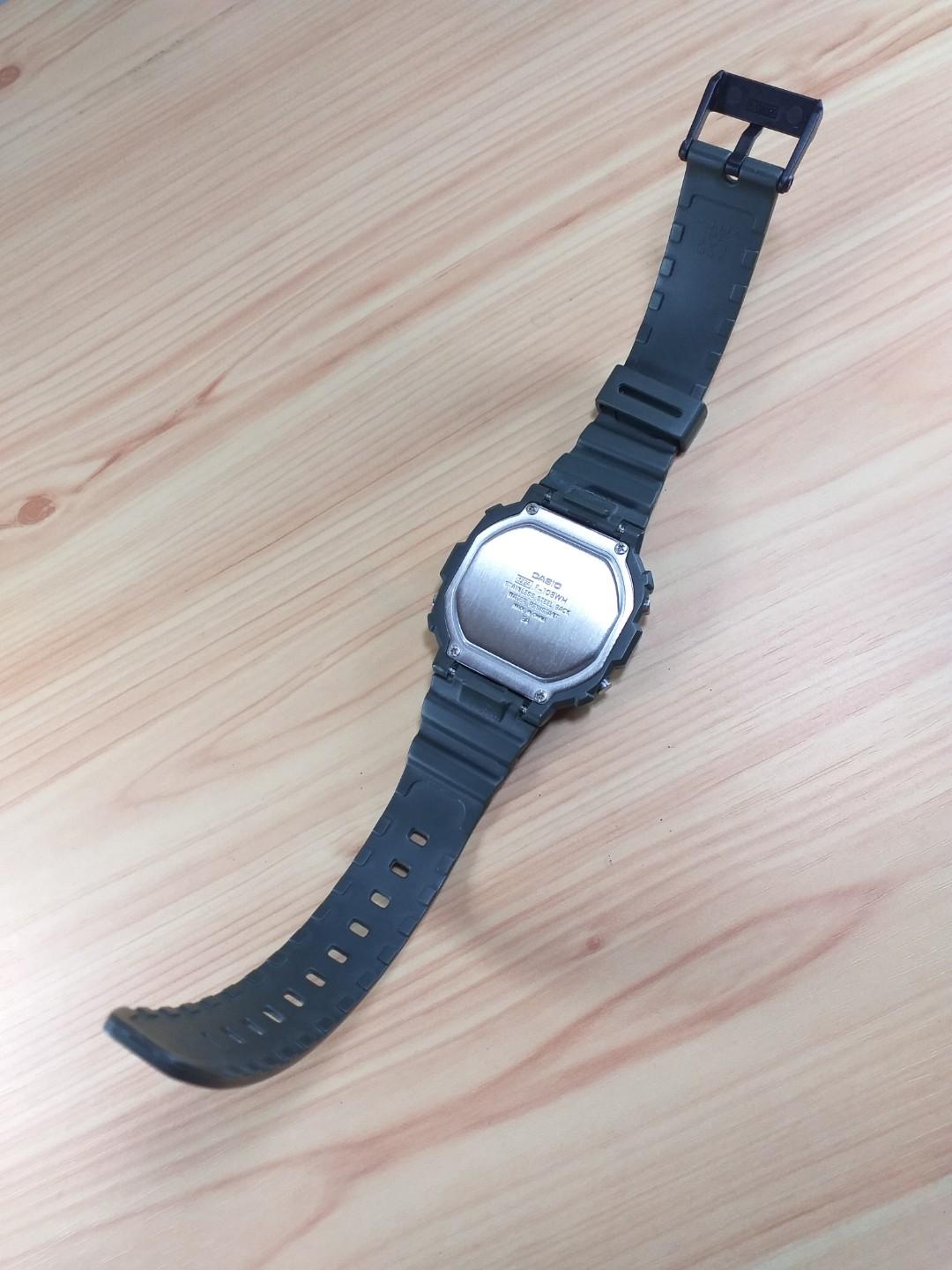 casio illuminator military green