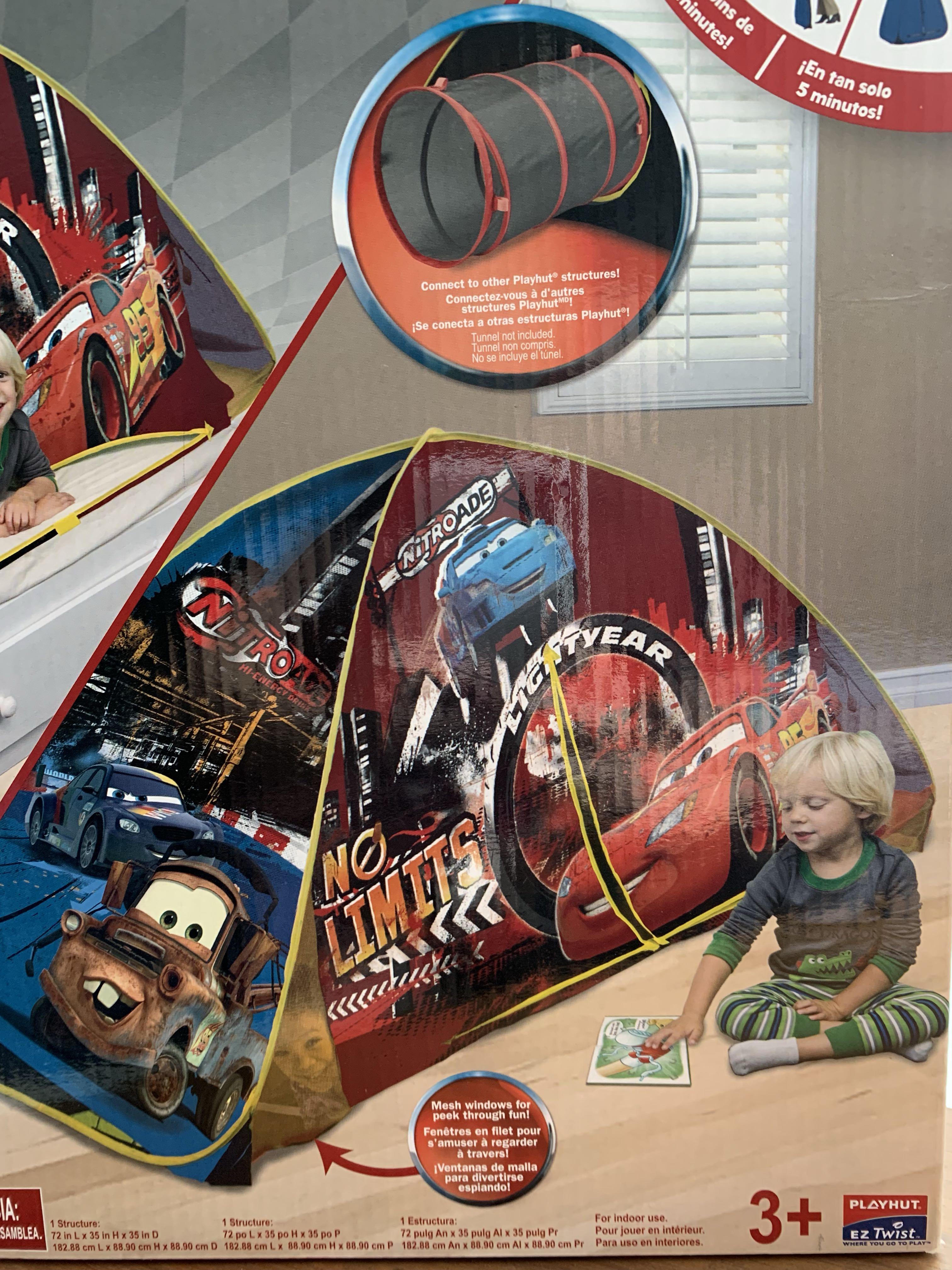 Disney Pixar Cars 2 in 1 Playhut & Bed Tent, Babies & Kids, Baby