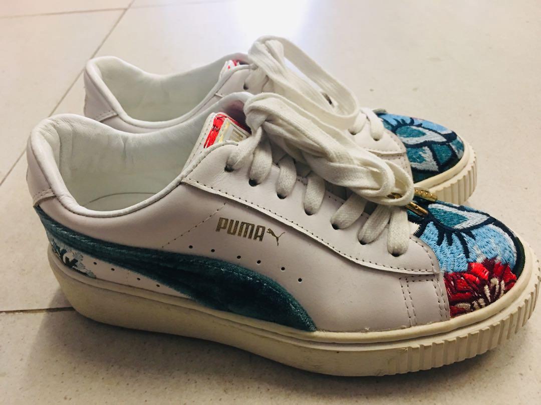 Platform Hyper Embroidered Women s Trainers Women s Fashion
