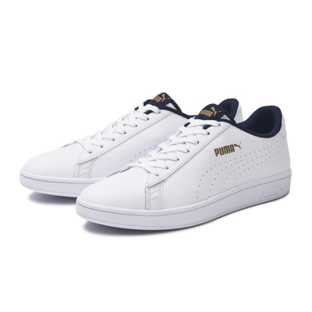puma smash v2 leather perf sneakers
