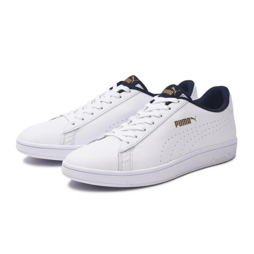 puma smash v2 leather perf sneakers puma smash v2 leather perf sneakers