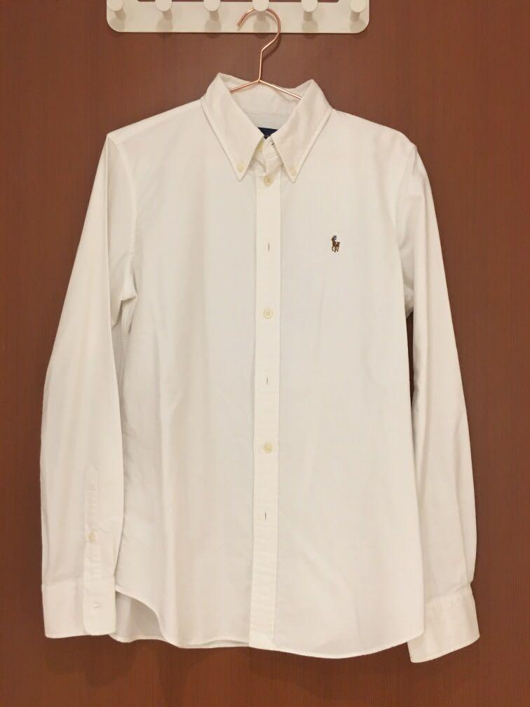 ralph lauren classic white shirt