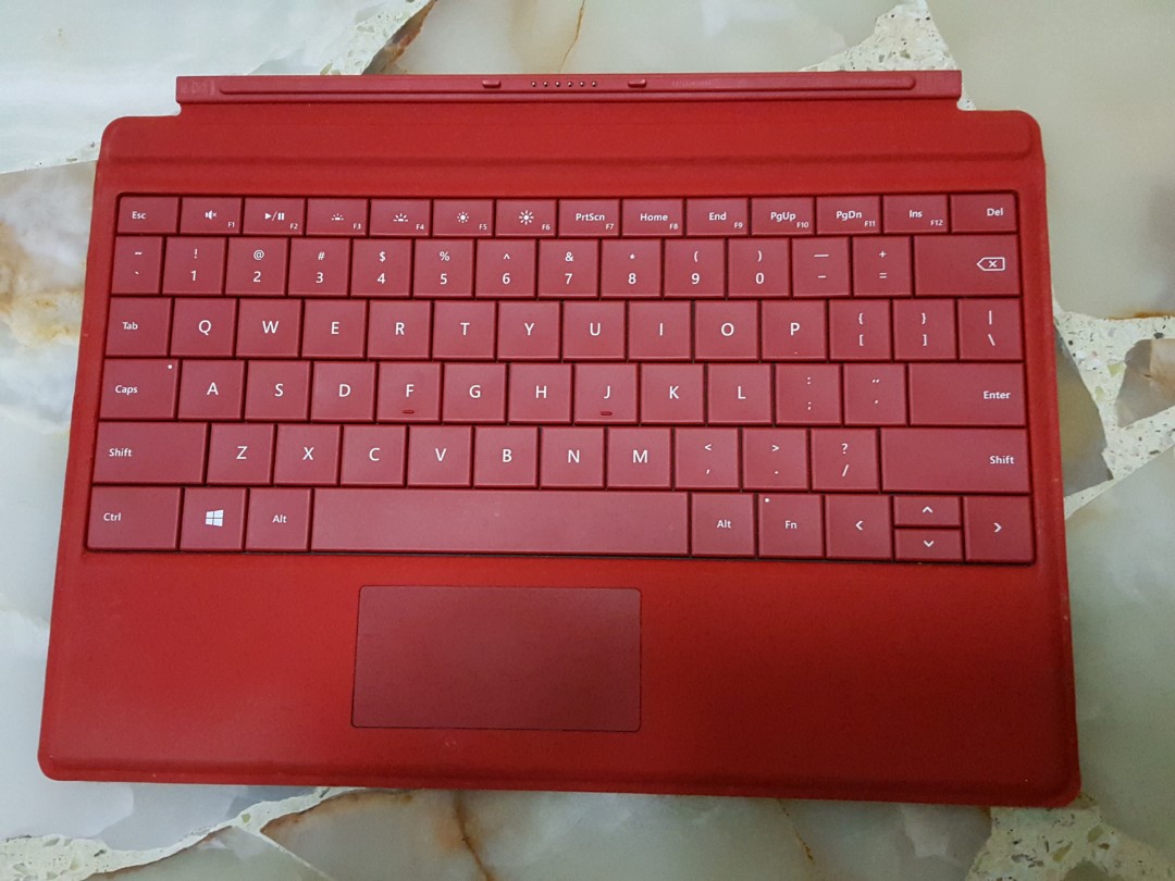 Microsoft Surface Keyboard Red, Computers & Tech, Parts & Accessories