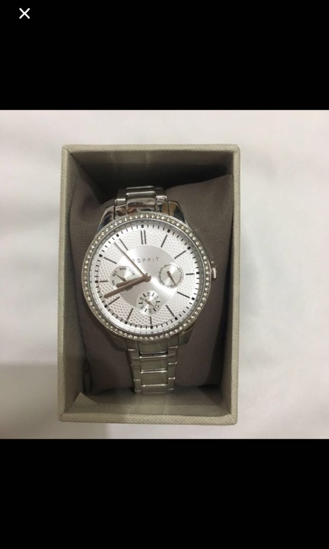esprit watch silver