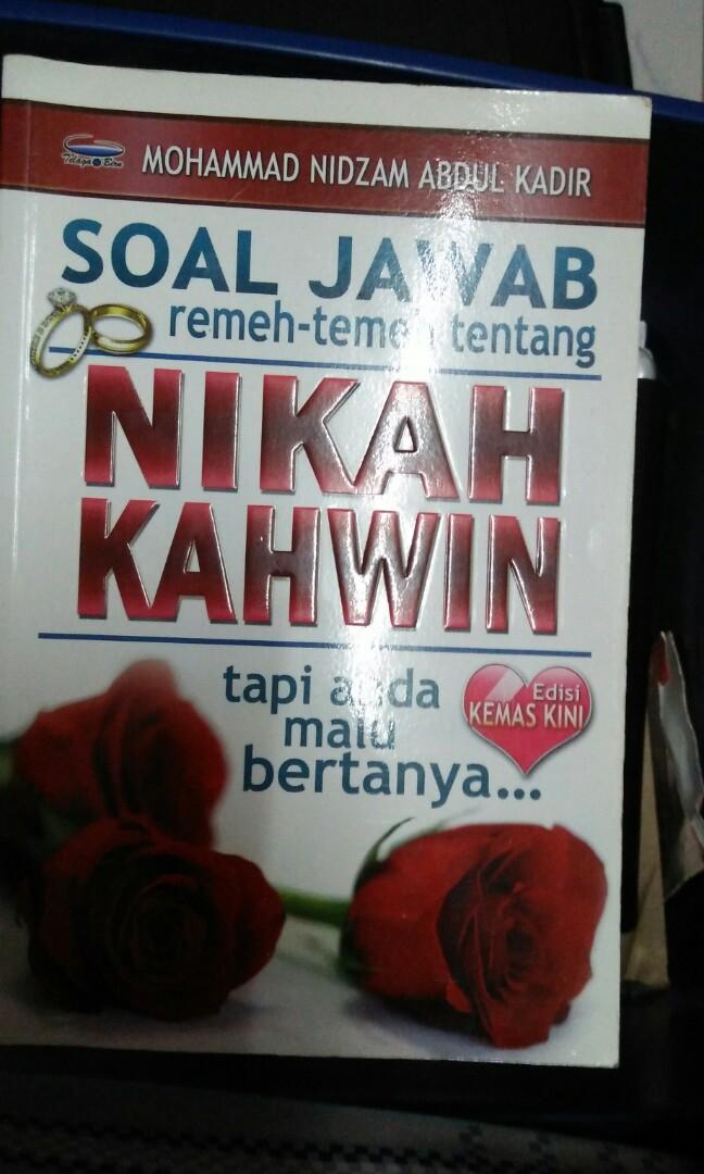 Soal Jawab Remeh Temeh Tentang Nikah Books Stationery Books On Carousell