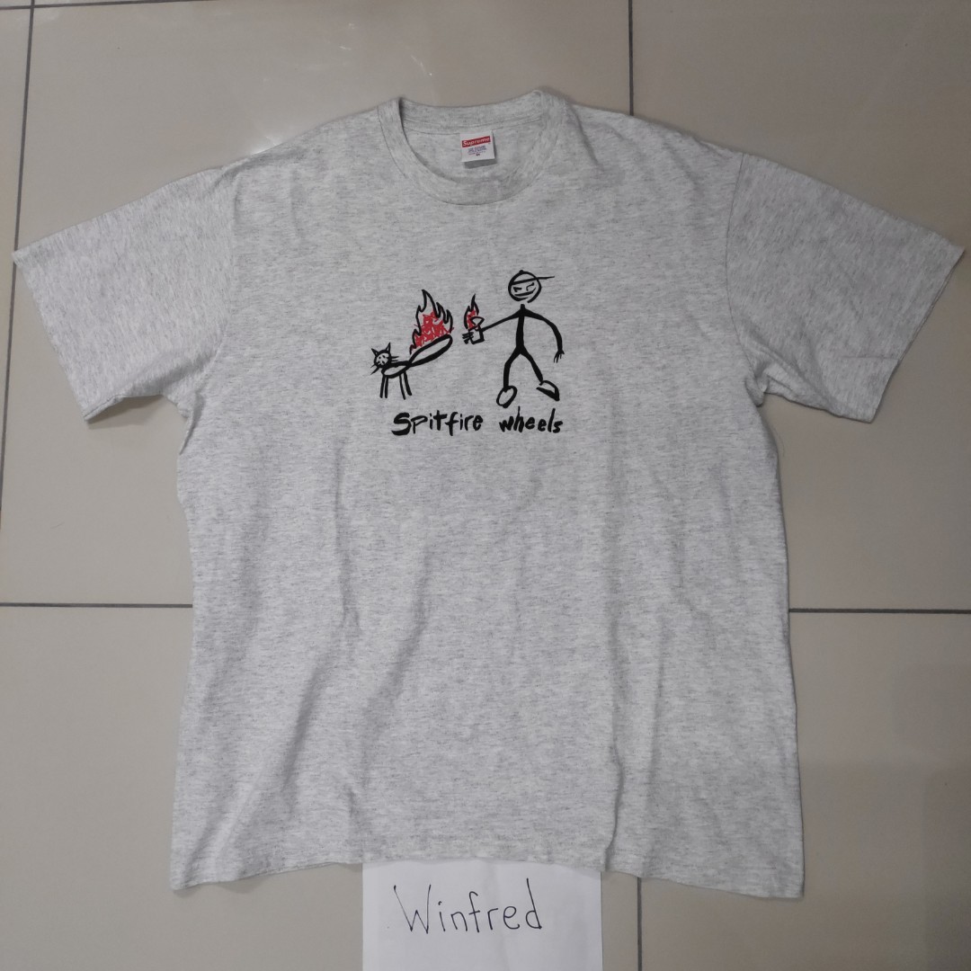 Supreme spitfire t shirt hot sale
