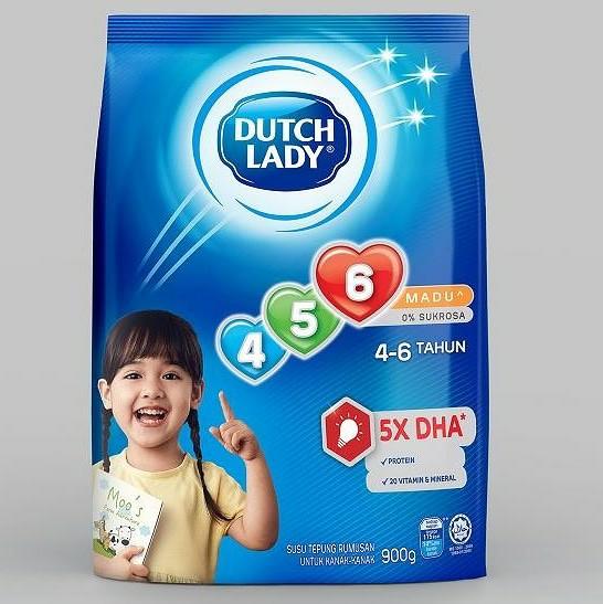 Susu Dutch Lady 900gr Bayi Anak Perawatan Makanan Anak Di Carousell
