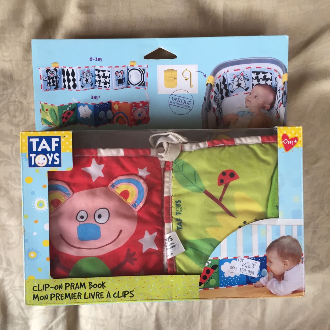 taf toys clip on pram book