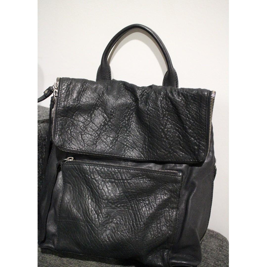 Leather backpack topshop on sale