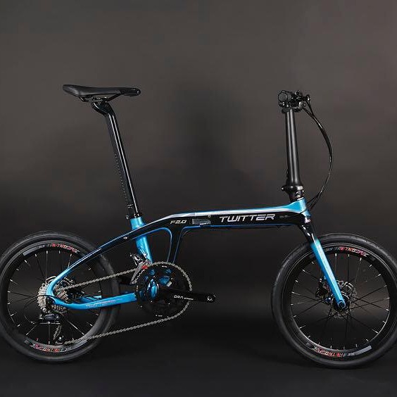 twitter carbon folding bike
